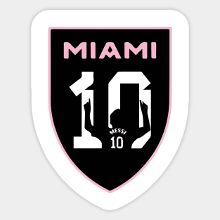 The Goat On Miami City Sticker